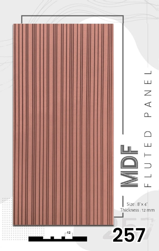 257 Sterlina MDF Wall Panels 12 mm thickness and 8 x 4 Feet - I for Interior
