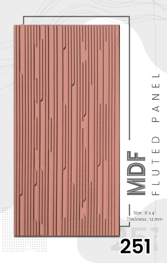 251 Sterlina MDF Wall Panels 12 mm thickness and 8 x 4 Feet - I for Interior