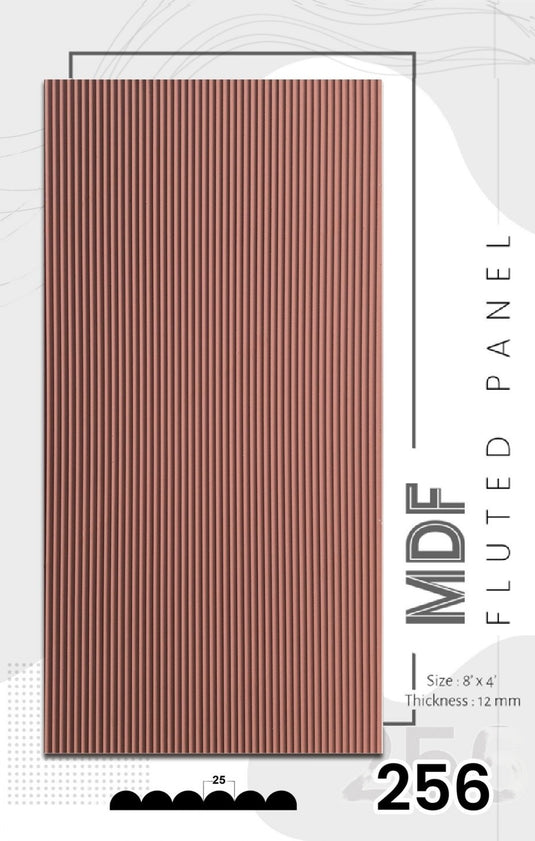 256 Sterlina MDF Wall Panels 12 mm thickness and 8 x 4 Feet - I for Interior