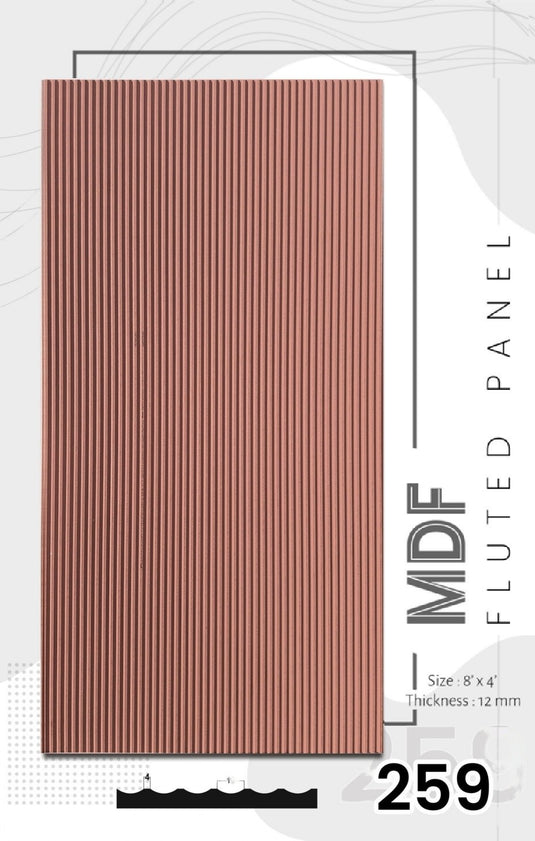 259 Sterlina MDF Wall Panels 12 mm thickness and 8 x 4 Feet - I for Interior