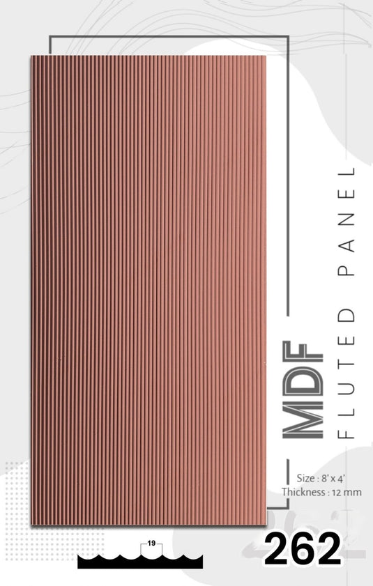 262 Sterlina MDF Wall Panels 12 mm thickness and 8 x 4 Feet - I for Interior