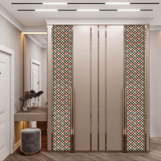 1412 Sloan Kalamkari Cork Sheet Laminates 8 ft x 2 ft 1.25mm Thickness - I for Interior. Latest kalamkari designs. Laminates at best price. Kalamkari laminates near me. 