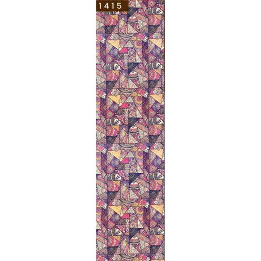 1415 Sloan Kalamkari Cork Sheet Laminates 8 ft x 2 ft 1.25mm Thickness - I for Interior. Latest kalamkari designs. Laminates at best price. Kalamkari laminates near me. 