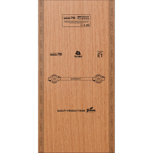 Green ECOTEC BWP 710 Plywood Size 8 Ft x 4 Ft(2440 MM x 1220 MM) Thickness 19 MM | Greenply