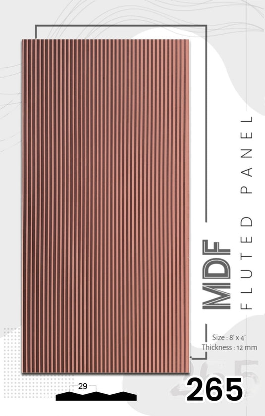 265 Sterlina MDF Wall Panels 12 mm thickness and 8 x 4 Feet - I for Interior